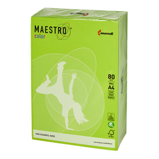 PAPIER KSERO KOLOR A4 80G ZIELONY MAESTRO LG46