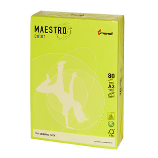 PAPIER KSERO KOLOR A4 80G ŻÓŁTY MAESTRO NEOGB