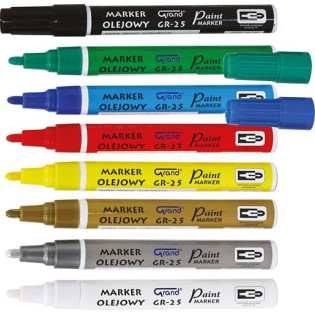 MARKER OLEJOWY GRAND GR-25 BIAŁY 