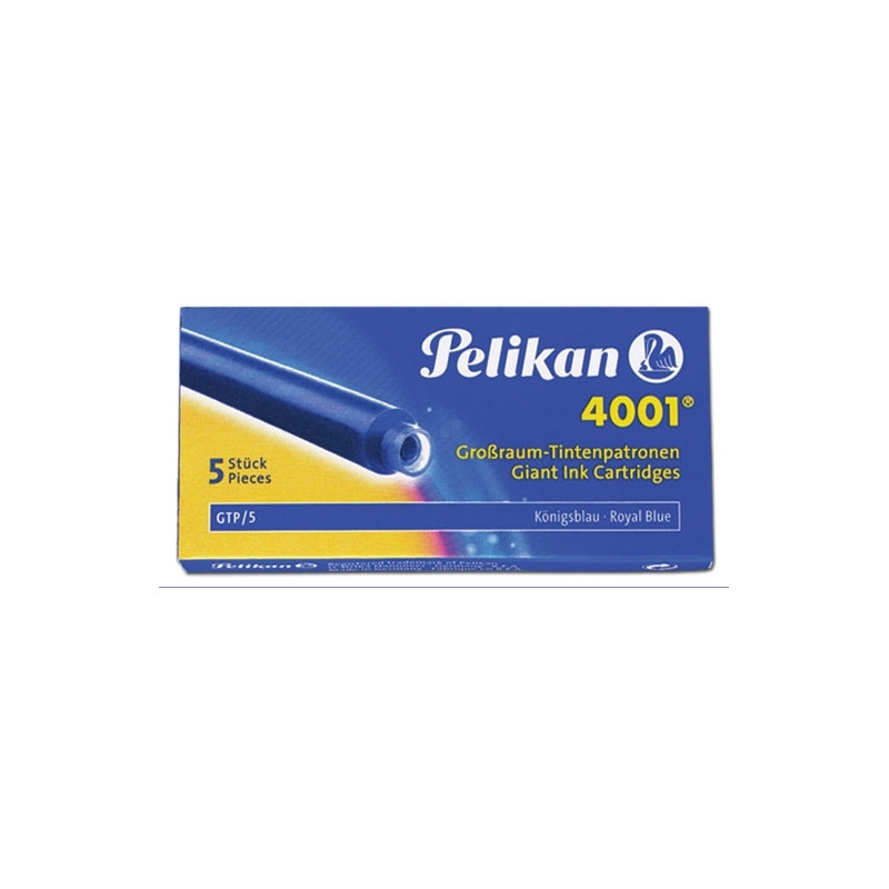 NABOJE DO PIÓRA PELIKAN NIEBIESKIE DŁUGIE