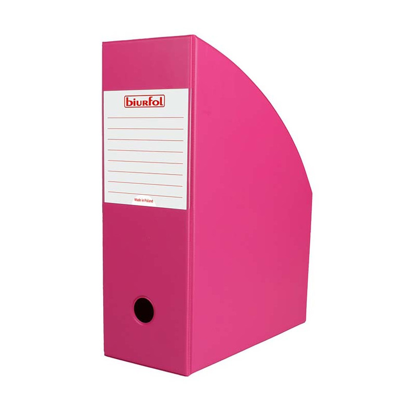 POJEMNIK NA DOKUMENTY BIURFOL A4 100MM PINK 