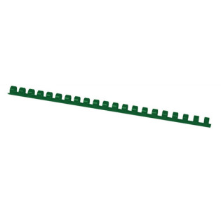 Grzbiety do bindowania A4 12mm zielone 100 szt.