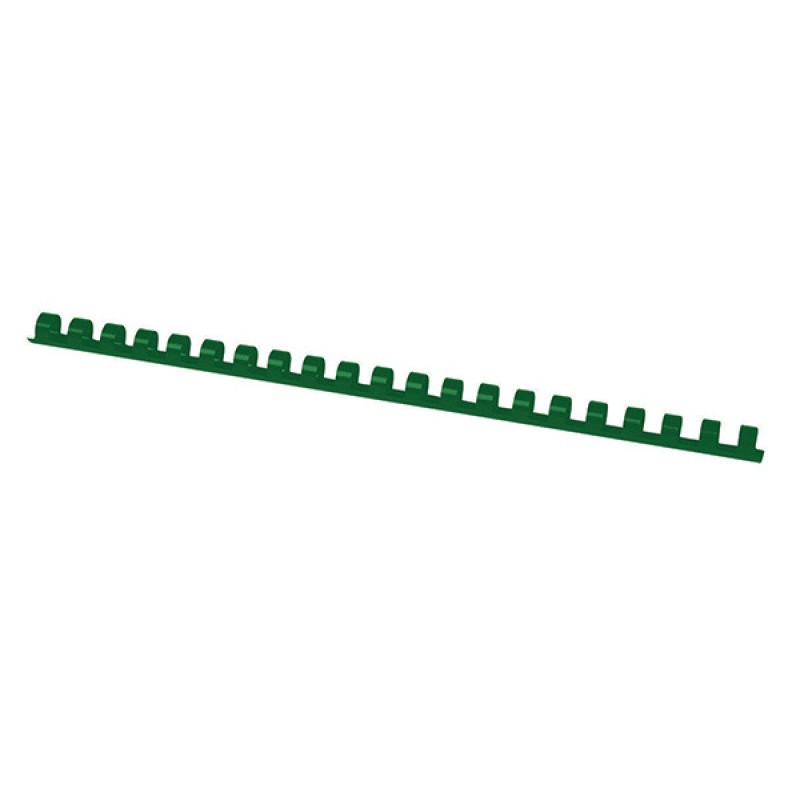 Grzbiety do bindowania A4 12mm zielone 100 szt.
