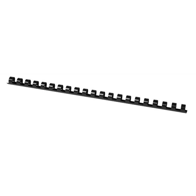 Grzbiety do bindowania A4 12mm czarne 100 szt.
