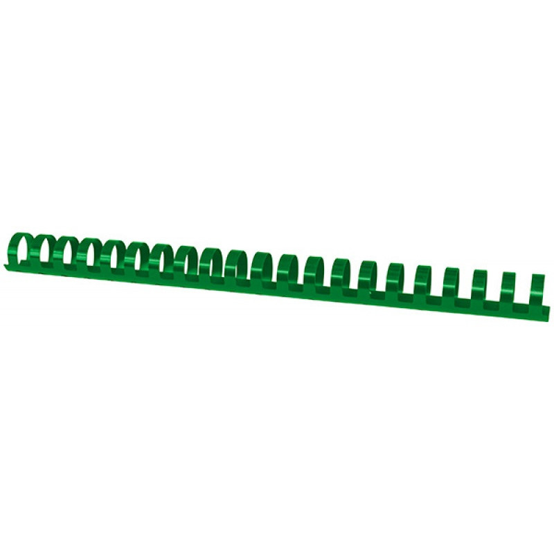 Grzbiety do bindowania A4 22mm zielone 50 szt.