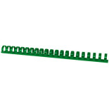Grzbiety do bindowania A4 22mm zielone 50 szt.