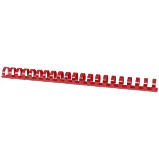 Grzbiety do bindowania A4 22mm czerwone 50 szt.