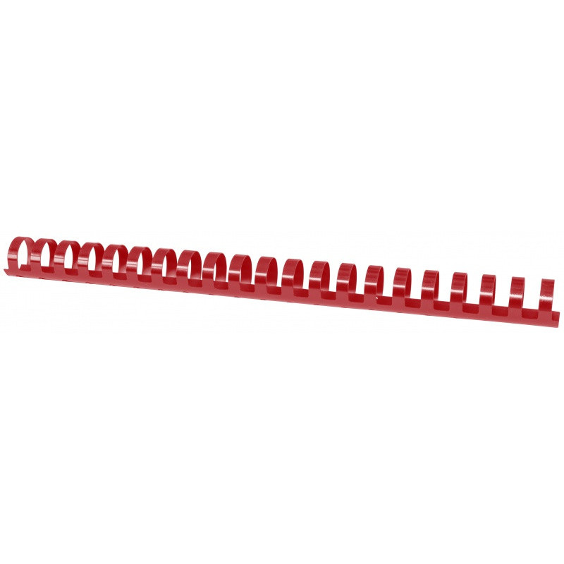 Grzbiety do bindowania A4 22mm czerwone 50 szt.
