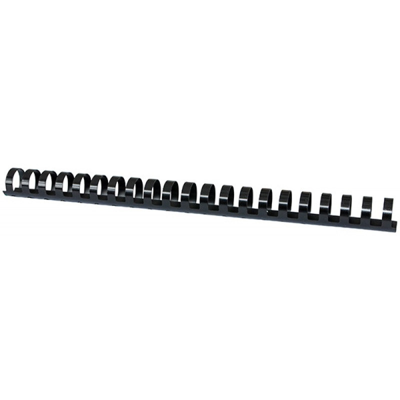 Grzbiety do bindowania A4 22mm czarne 50 szt