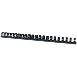 Grzbiety do bindowania A4 22mm czarne 50 szt