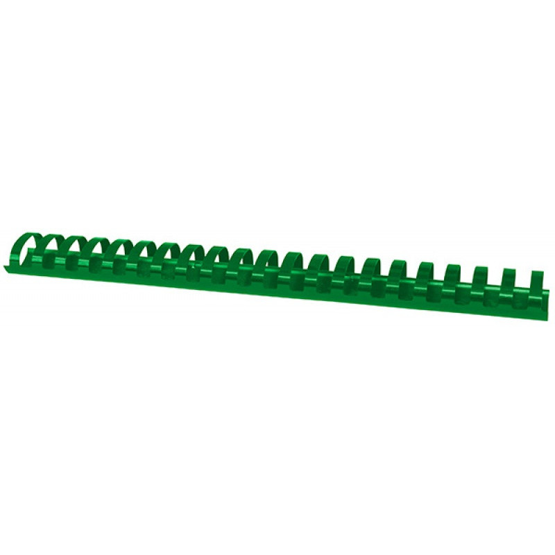 Grzbiety do bindowania A4 32mm zielone 50 szt.