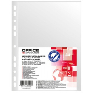 KOSZULKI A4 OFFICE PRODUCT 50MIC 100 SZT GROSZKOWA