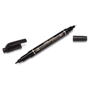 FOLIOPIS PENTEL N75W DWUSTRONNY CZARNY