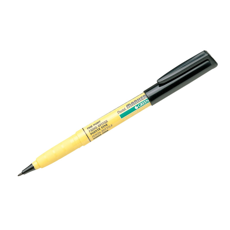 MARKER PENTEL NM10 CZARNY DO TKANIN