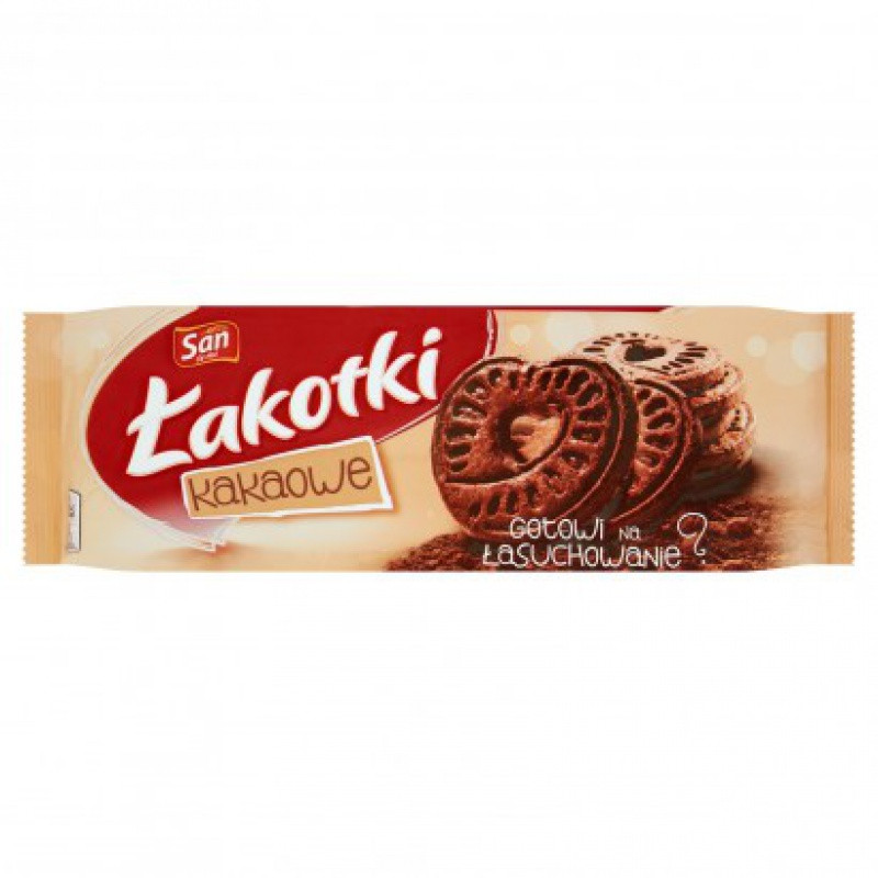 S CIASTKA ŁAKOTKI KAKAOWE 168G