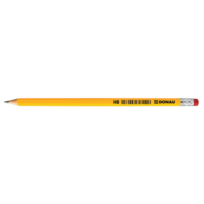 OŁÓWEK Z GUMKĄ HB DONAU 7386001PL-99