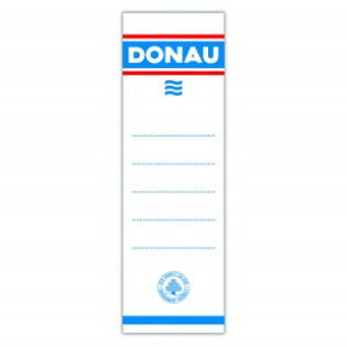 Etykiety wsuwane do segregatora DONAU, 48x153mm