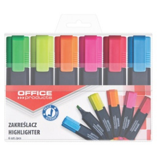 ZAKREŚLACZ OFFICE PRODUCTS 4 KOLORY