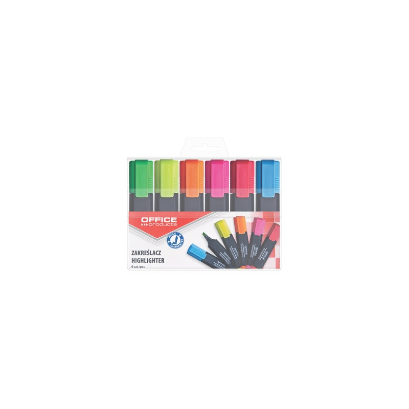 ZAKREŚLACZ OFFICE PRODUCTS 4 KOLORY