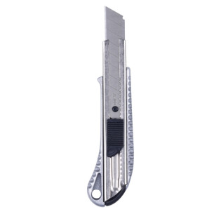 NOŻYK BIUROWY DONAU SAFETY METALOWY 18MM