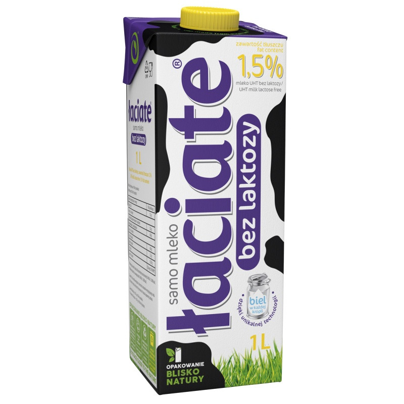 S MLEKO 1,5% 1L BEZ LAKTOZY ŁACIATE