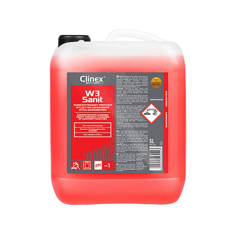 C Preparat CLINEX W3 Sanit 5L do myci sanitariatów