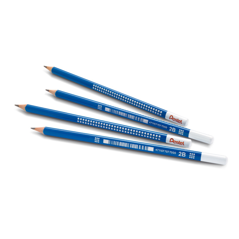 OŁÓWEK PENTEL 2B CB60T-2B Z DREWNA CEDROWEGO