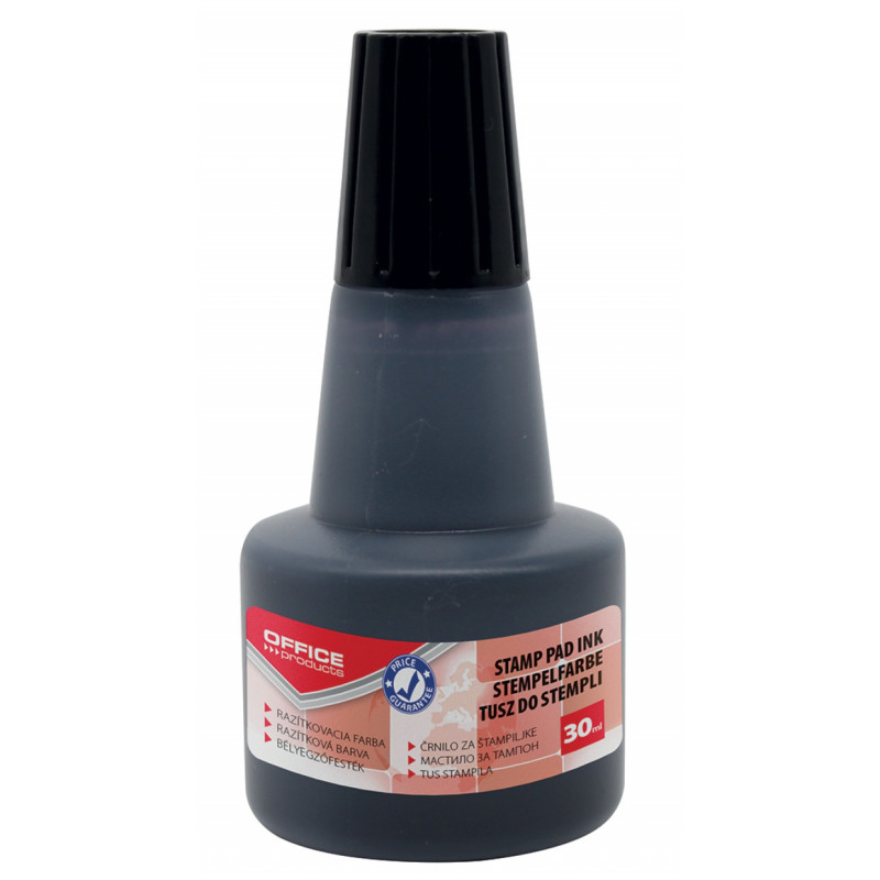 TUSZ DO STEMPLI OFFICE PRODUCTS CZARNY