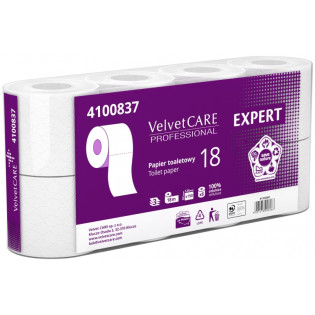 PAPIER TOALETOWY  8 ROLEK BIAŁY VELVET EXPERT 3W