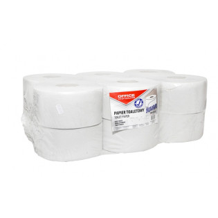 PAPIER TOALETOWY JUMBO OFFICE BIAŁY-MAK. OP 12 ROL