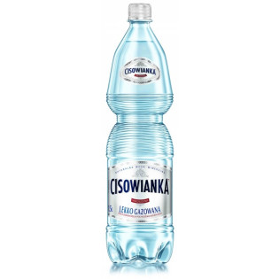 S WODA LEKKO GAZOWANA 1,5L CISOWIANKA - KAUCJA