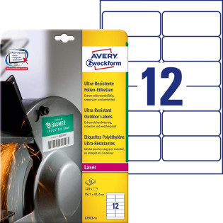 ETYKIETA ADRESOWA  99,1x42,3 AVERY L7913  10 ARK