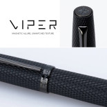 Długopis DIPLOMAT Viper, guilloche, czarny