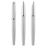 Pióro wieczne DIPLOMAT Viper, guilloche, F/M, sreb