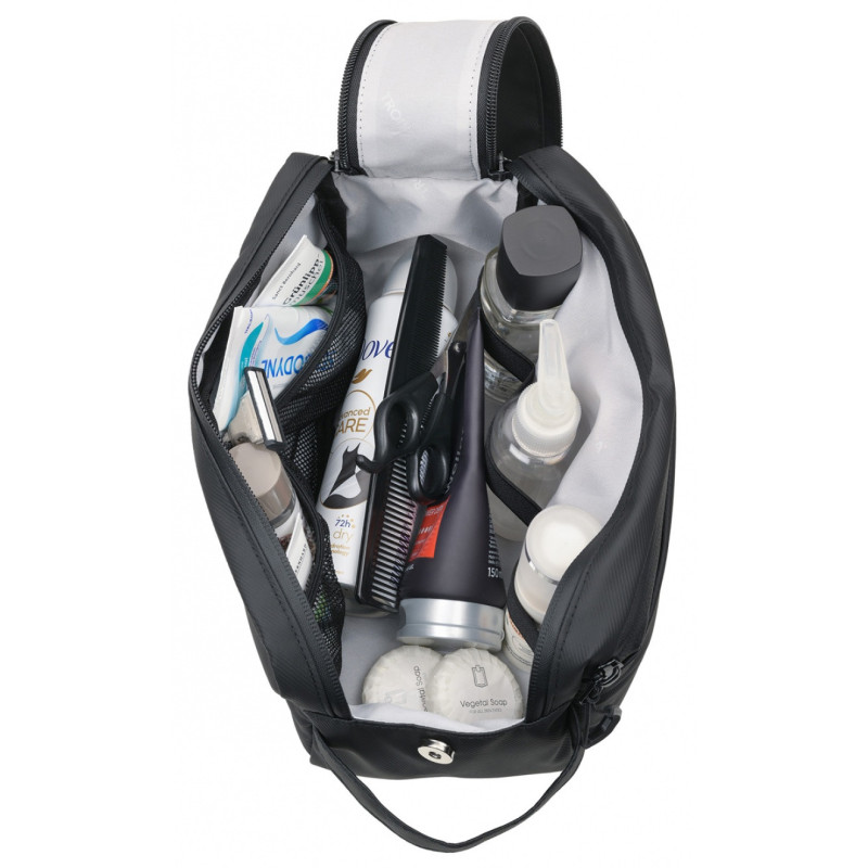 Kosmetyczka TROIKA Black Washbag2, wodoodporna, cz