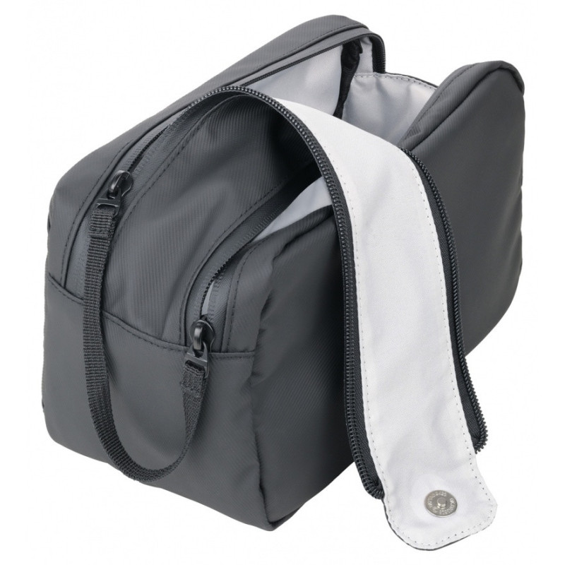 Kosmetyczka TROIKA Black Washbag2, wodoodporna, cz