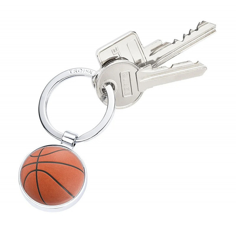 Brelok TROIKA Basketball, chromowany