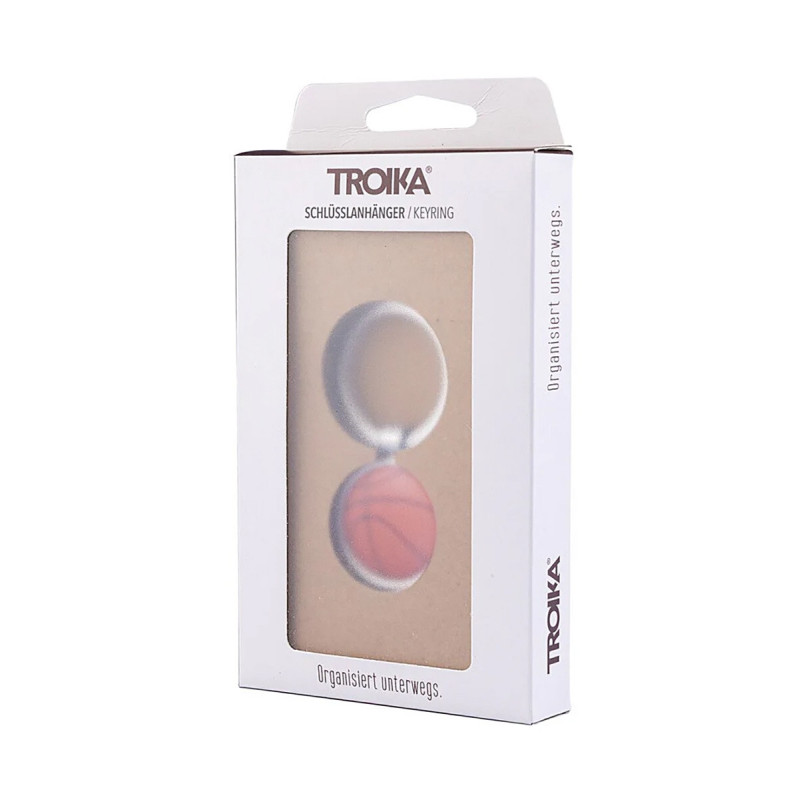 Brelok TROIKA Basketball, chromowany