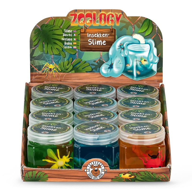 Slime owady TRENDHAUS ZOO, 125 g, mix kolorów