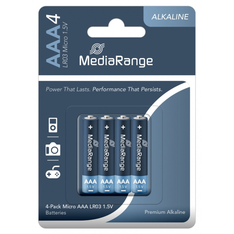 Baterie MEDIARANGE Premium Alkaine, Micro, LR03, 1