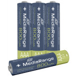 Akumulator MEDIARANGE AAA, NiMH, 800mAh, blister,