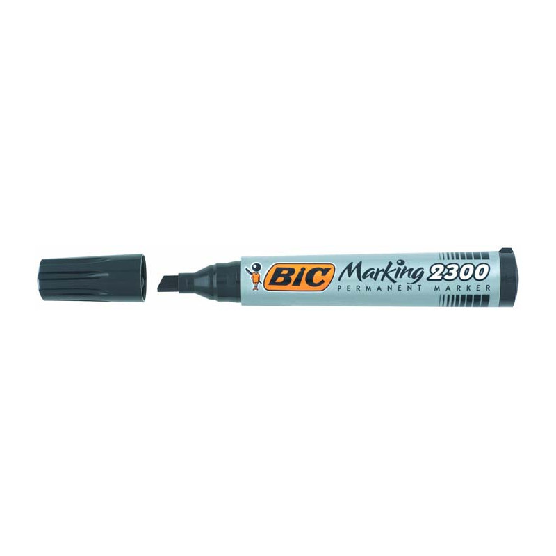 MARKER BIC 2300 CZARNY ŚCIĘTY