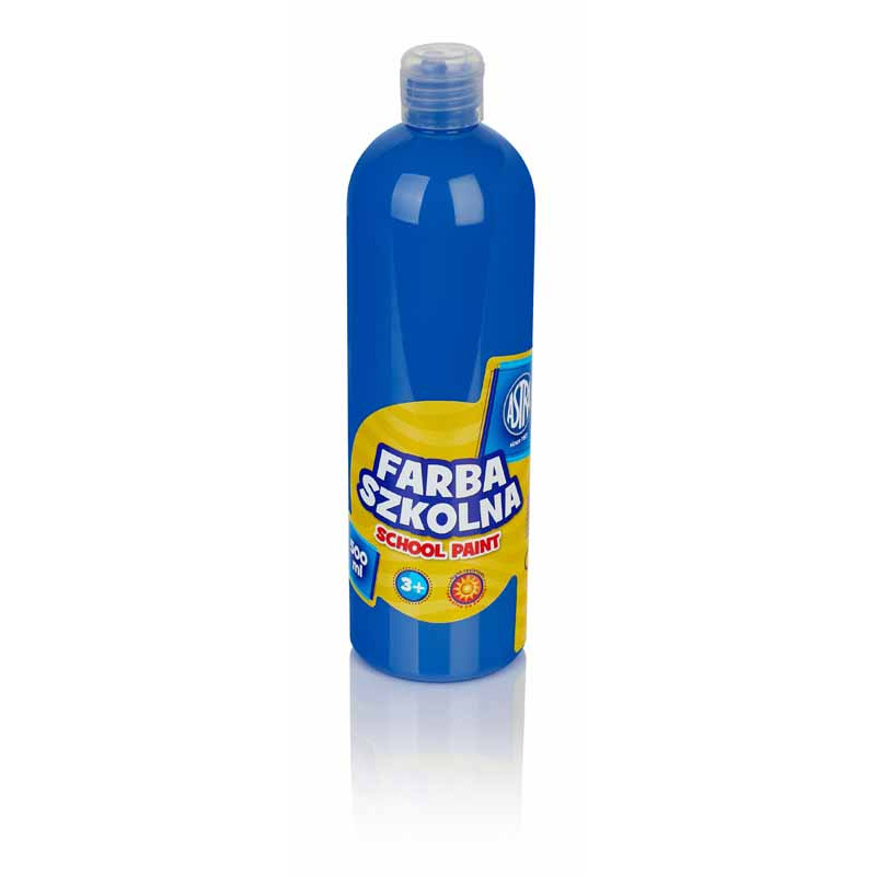 FARBA SZKOLNA ASTRA 500 ML CIEMNONIEBIESKA