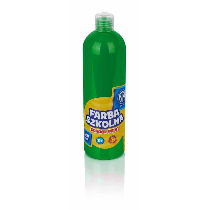 FARBA SZKOLNA ASTRA 500 ML JASNOZIELONA