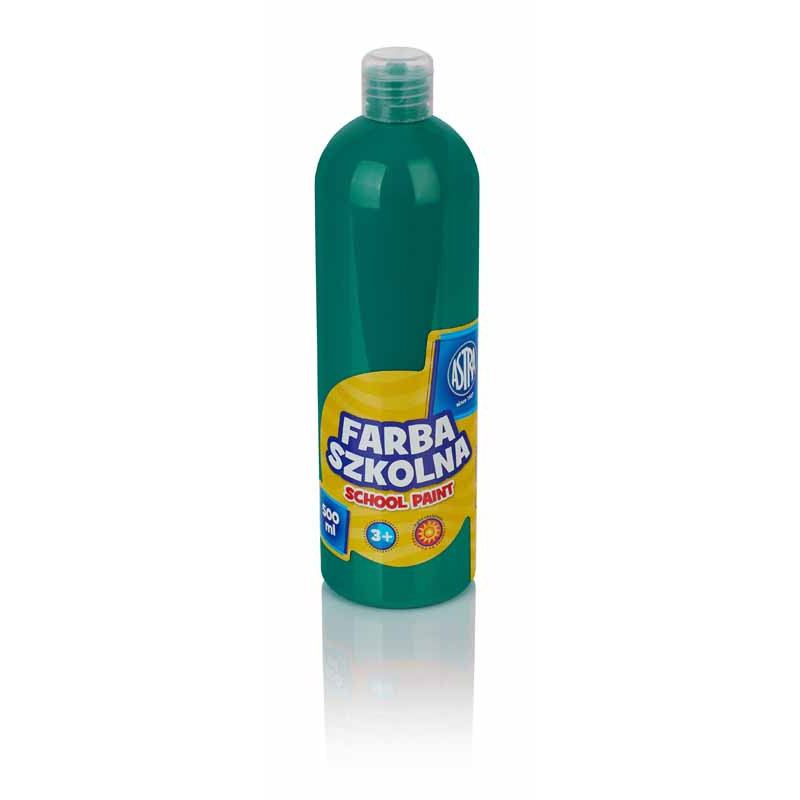 FARBA SZKOLNA ASTRA 500 ML SZMARAGDOWA