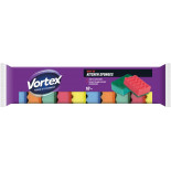 Gąbka kuchenna VORTEX, 3D Wave, 10 szt., mix kolor