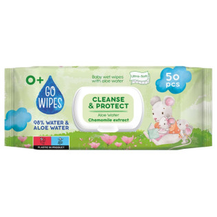 C Chusteczki nawil. dla dzieci GOWIPES aloes 50s