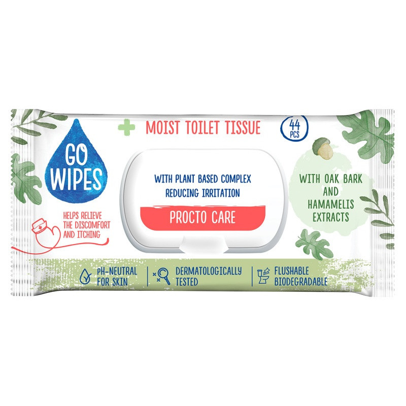 C Papier toaletowy nawil. GOWIPES Procto Care  44s