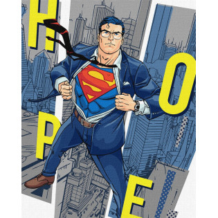 Malowanie po numerach IDEYKA, 40x50 cm, Superman: