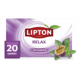 Herbata LIPTON Functional, ziołowa, relax, 20 kope